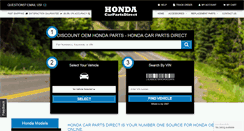 Desktop Screenshot of hondacarpartsdirect.com